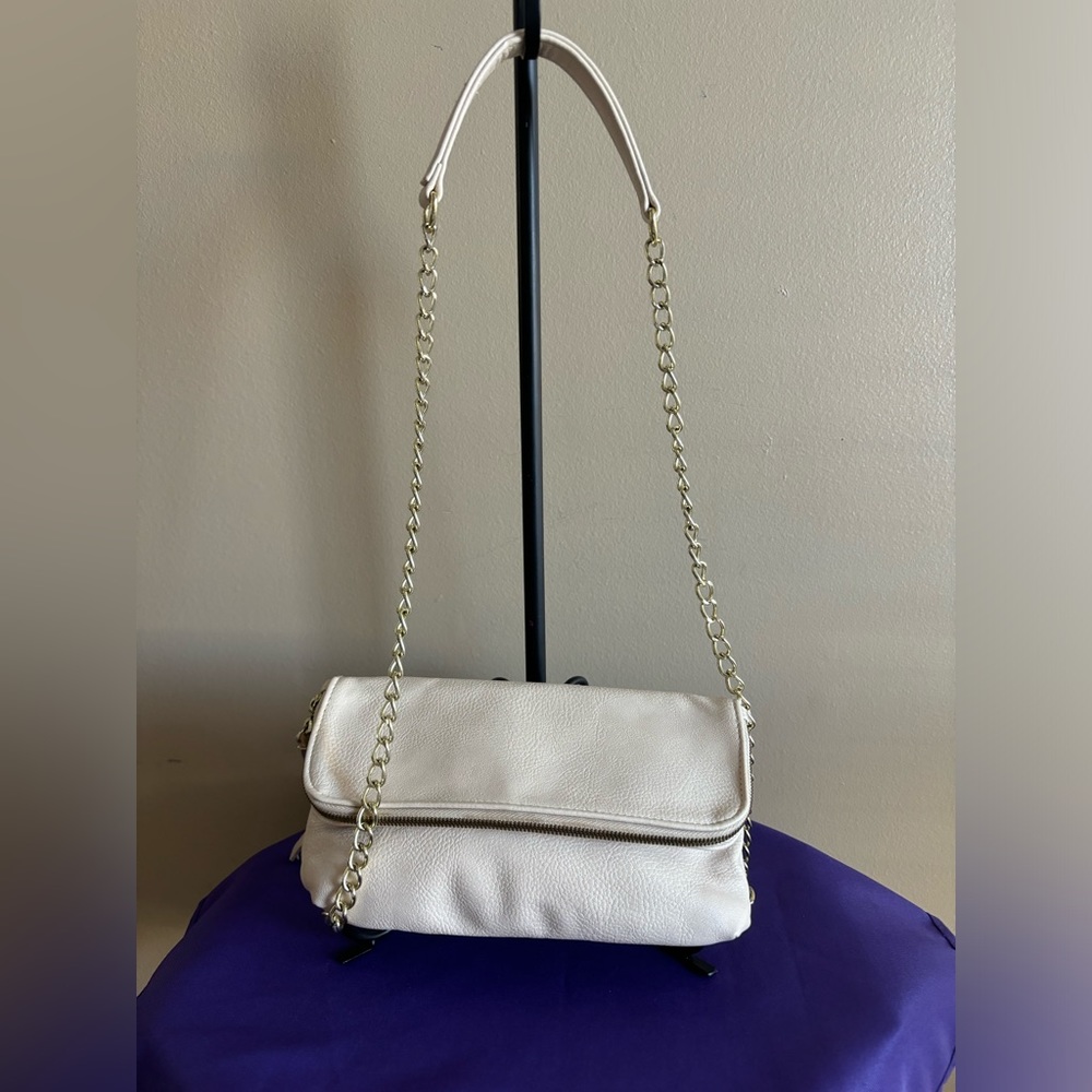lp Blue purse with gold chain - Picture 3 of 7